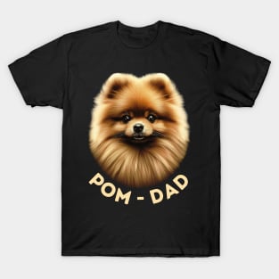 Pom Dad: Detailed Face Design T-Shirt